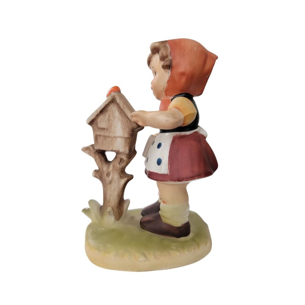 Vintage Figurines "Postman & Little Miss Mail" Hand-Painted Porcelain 5" JAPAN - Picture 9 of 13